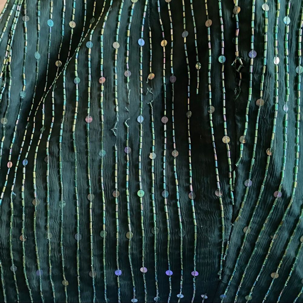 Lawrence Kazar New York vintage beaded dress S - Picture 12 of 16